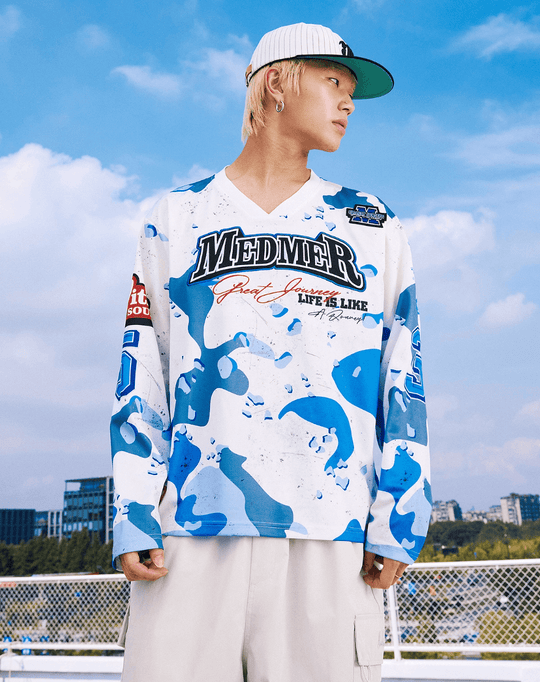 MEDM Camouflage Long Sleeve Hockey Jersey | Face 3 Face