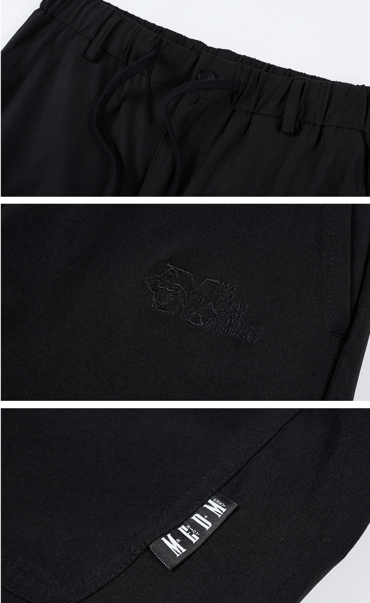 MEDM Knee Pleated Baggy Pants | Face 3 Face