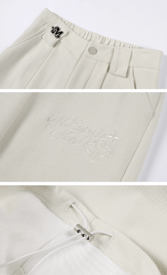 MEDM Drape Tuck Work Baggy Pants | Face 3 Face