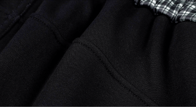 MEDM Plaid Waist Design Baggy Sweatpants | Face 3 Face