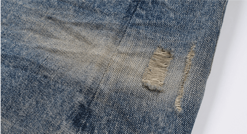 MEDM Stitch Embroidered Washed Jeans | Face 3 Face