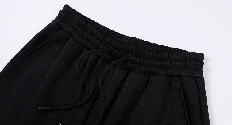 MEDM Leather Cross Star Patchwork Sweatpants | Face 3 Face