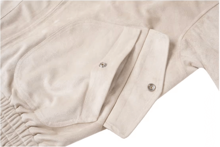 Labt Suede Leather Lined Plaid Harrington Jacket | Face 3 Face