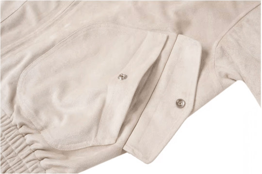 Labt Suede Leather Lined Plaid Harrington Jacket | Face 3 Face