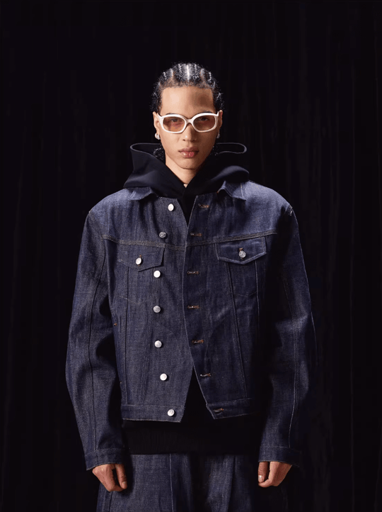 Labt Cowboy Wave Button Denim Jacket | Face 3 Face