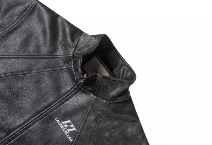 Labt PU Leather Structured Racing Jacket | Face 3 Face
