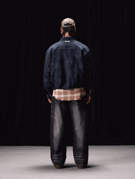 Labt Printed Vintage Effect Quilted Work Jacket | Face 3 Face