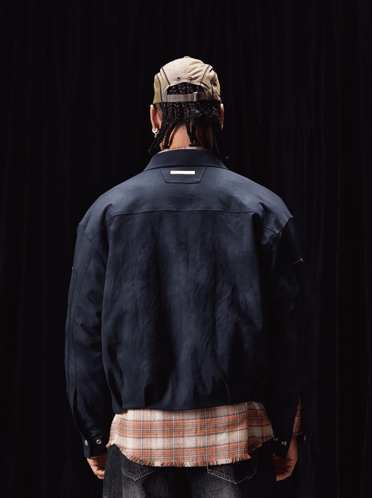 Labt Printed Vintage Effect Quilted Work Jacket | Face 3 Face