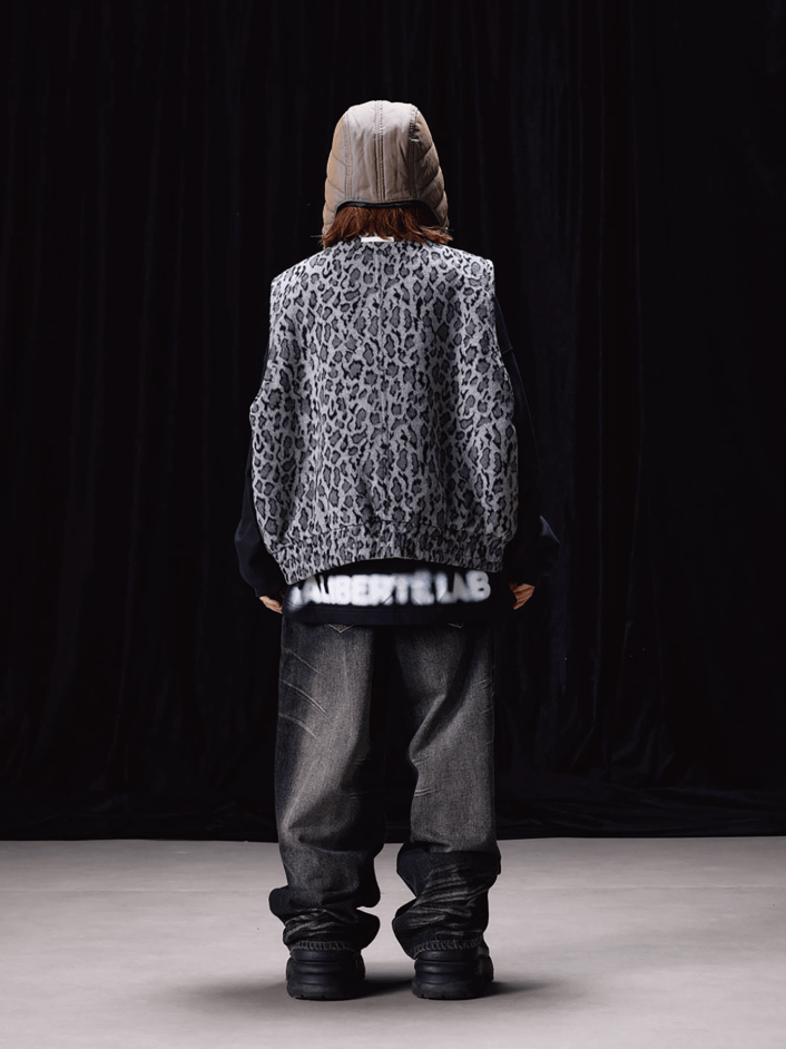Labt Leopard Print Air Force Vest | Face 3 Face