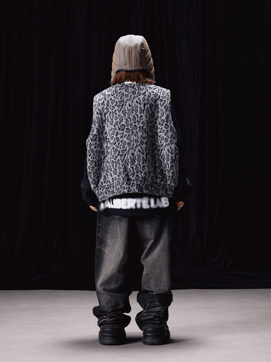 Labt Leopard Print Air Force Vest | Face 3 Face