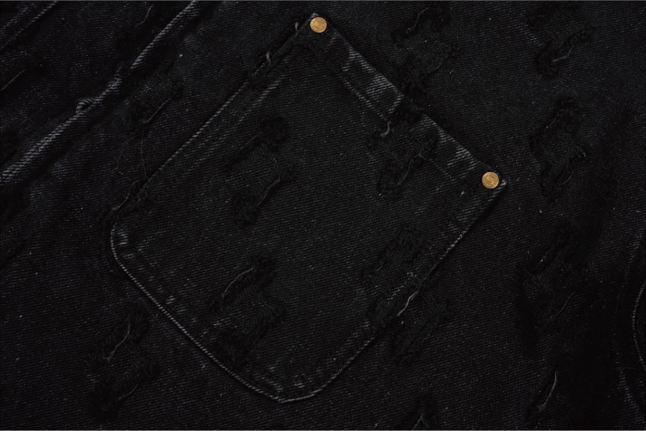 Labt Customized Jacquard Washed Denim Work Jacket | Face 3 Face