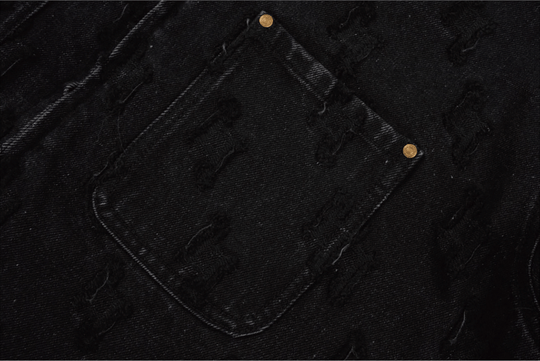 Labt Customized Jacquard Washed Denim Work Jacket | Face 3 Face