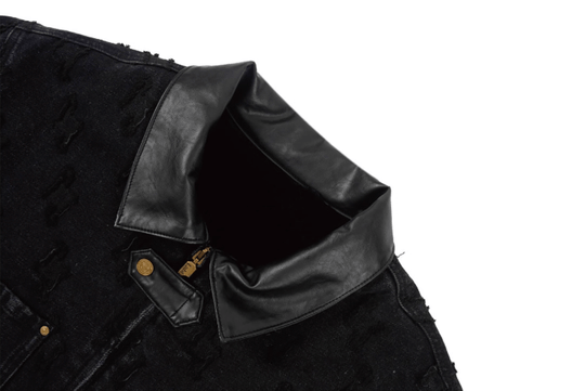 Labt Customized Jacquard Washed Denim Work Jacket | Face 3 Face