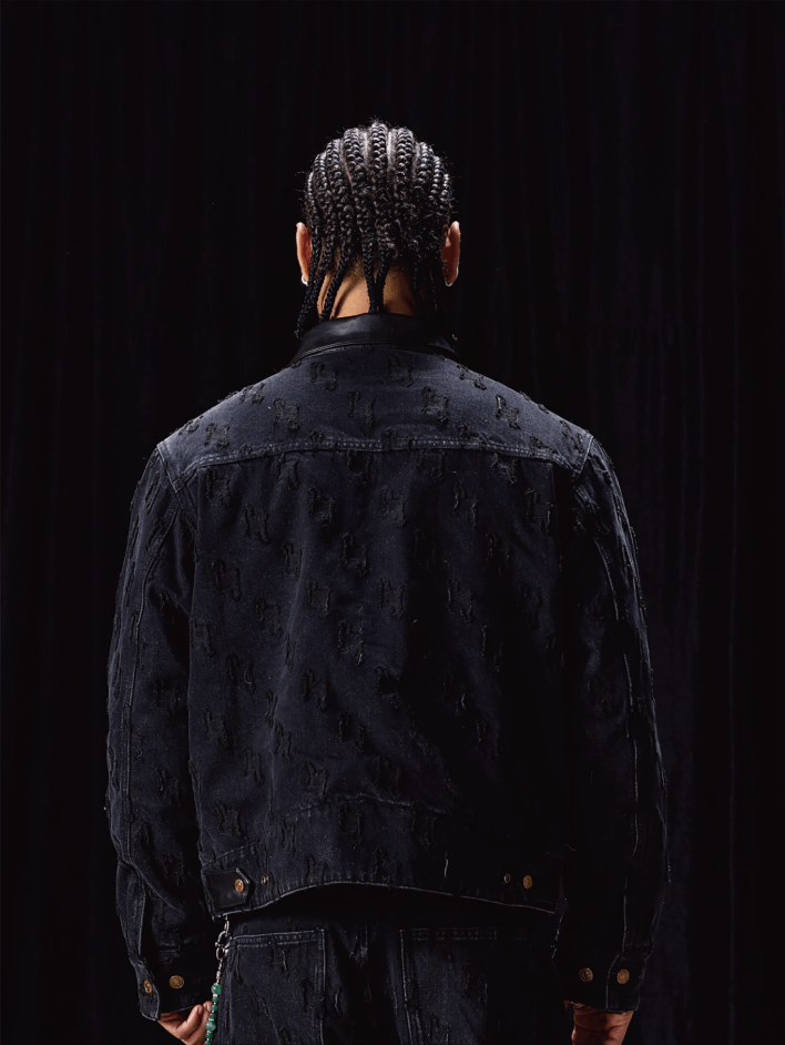 Labt Customized Jacquard Washed Denim Work Jacket | Face 3 Face