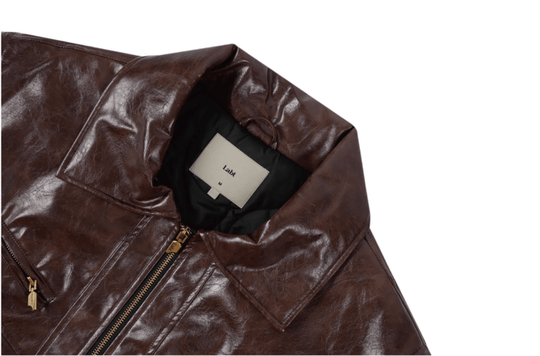 Labt Oil Waxed PU Leather Jacket | Face 3 Face
