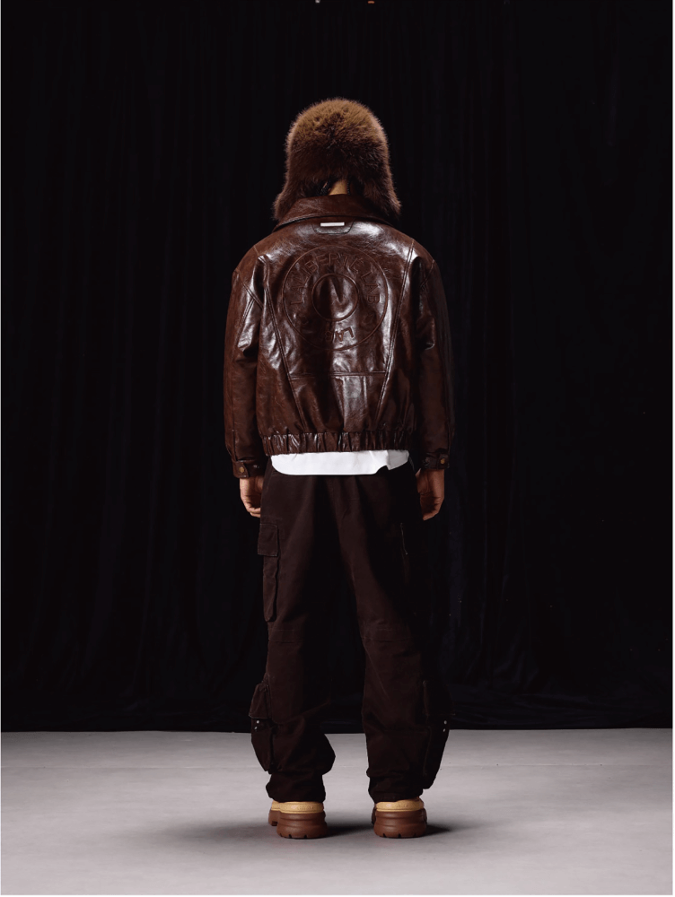Labt Oil Waxed PU Leather Jacket | Face 3 Face