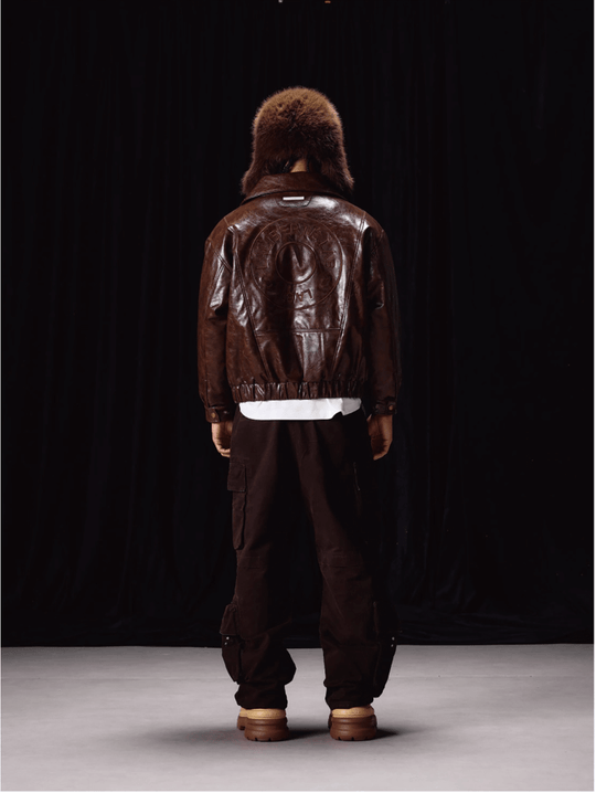 Labt Oil Waxed PU Leather Jacket | Face 3 Face