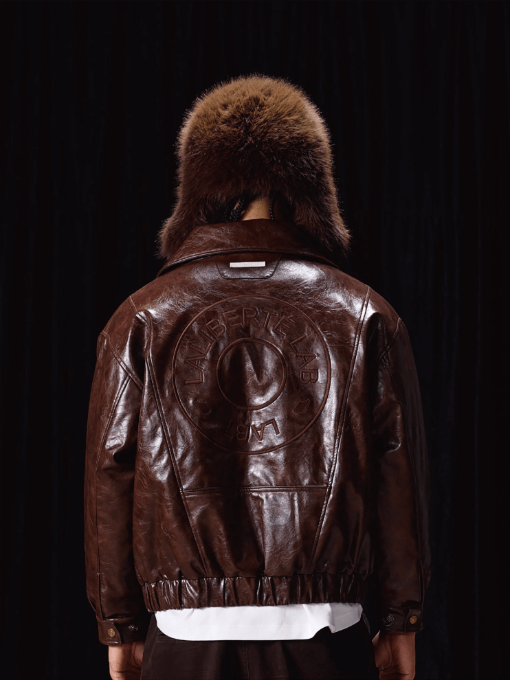 Labt Oil Waxed PU Leather Jacket | Face 3 Face