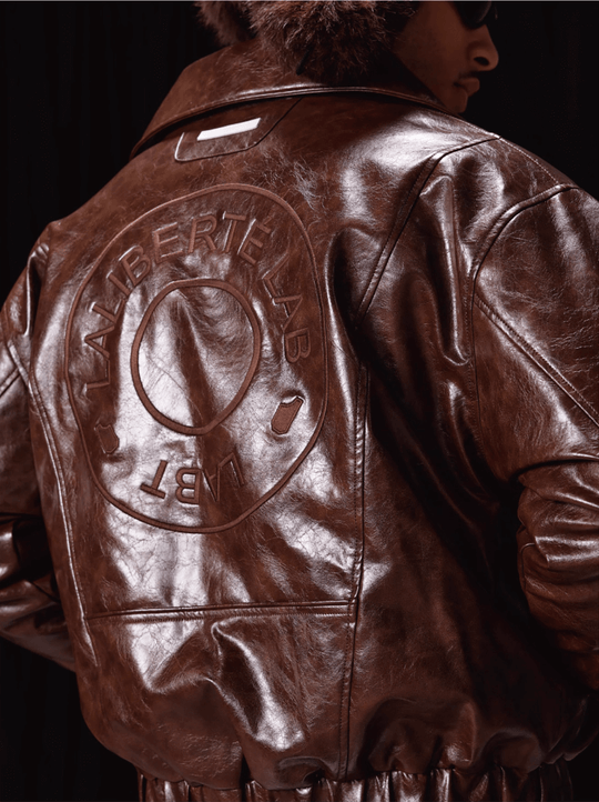 Labt Oil Waxed PU Leather Jacket | Face 3 Face