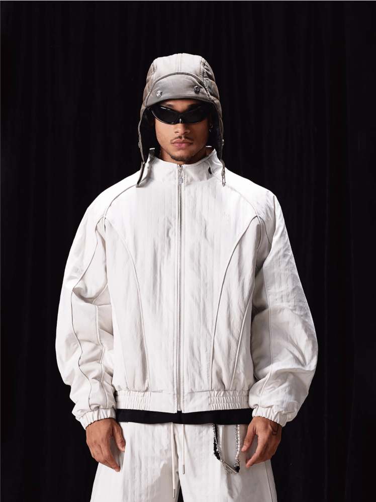 Labt Structured Patchwork Track Jacket | Face 3 Face