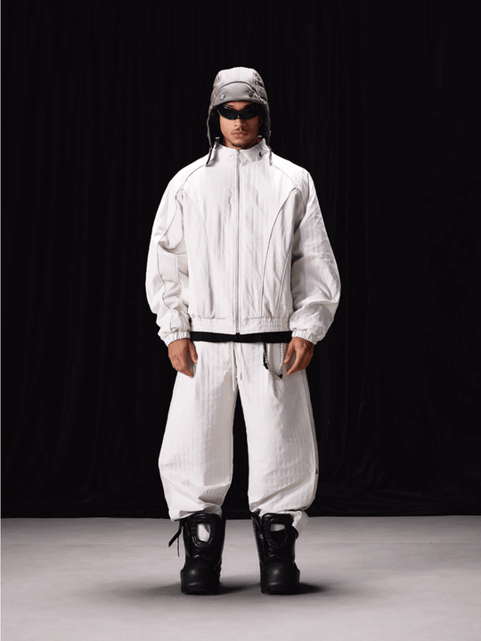 Labt Structured Patchwork Track Jacket | Face 3 Face