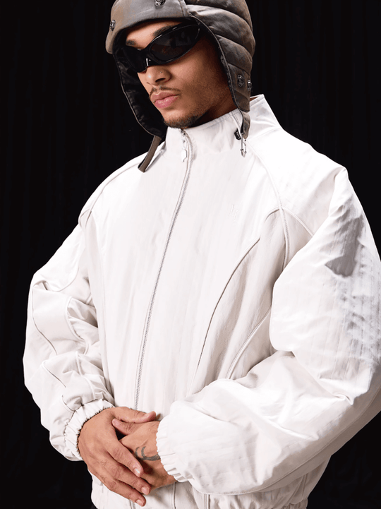 Labt Structured Patchwork Track Jacket | Face 3 Face