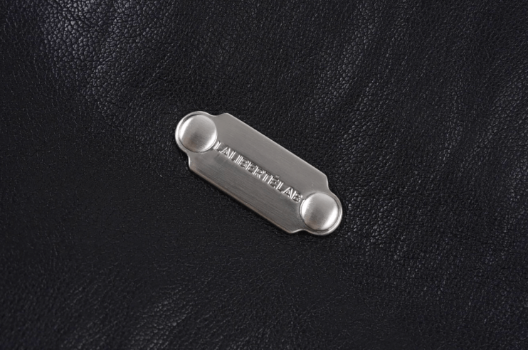 Labt Light Textured PU Leather Down Jacket | Face 3 Face