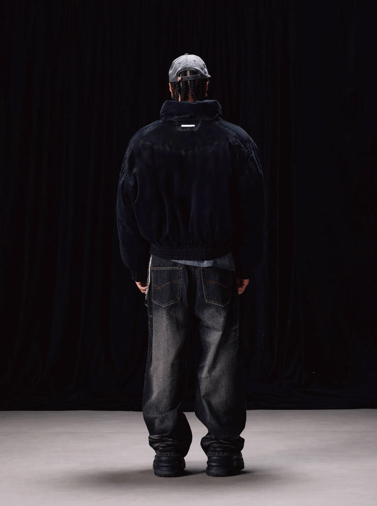 Labt Washed Structured Denim Jacket | Face 3 Face