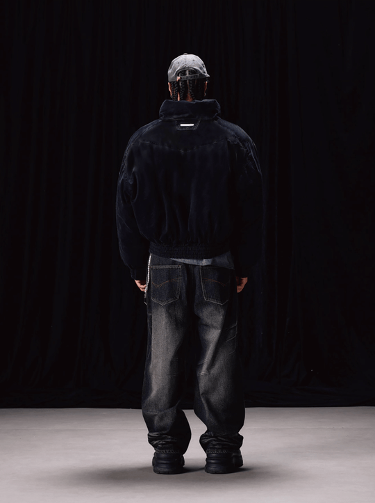 Labt Washed Structured Denim Jacket | Face 3 Face