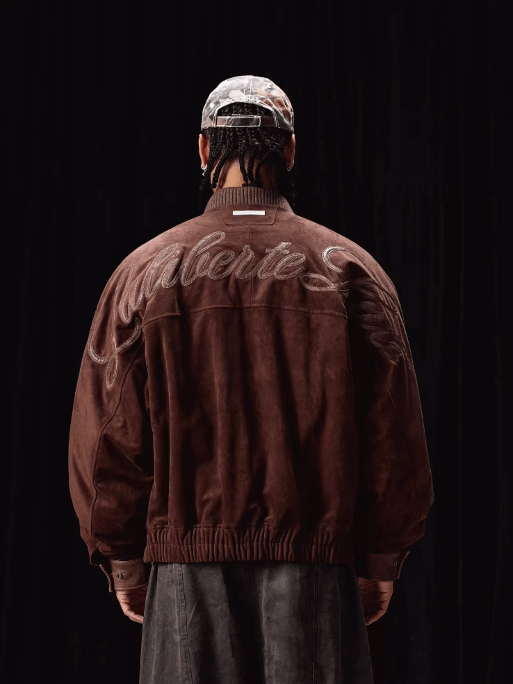 Labt PU Leather Suede Patchwork Pocket Jacket | Face 3 Face