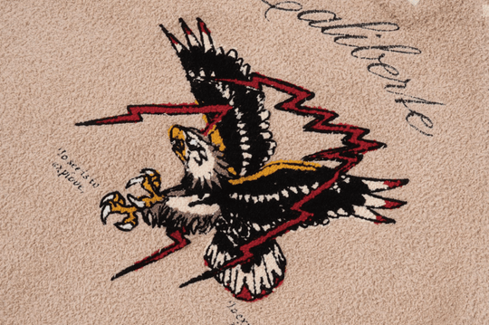 Labt Eagle Embroidered Sherpa Zip Up Jacket | Face 3 Face