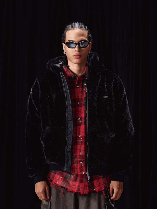 Labt Faux Fur Hood Jacket | Face 3 Face