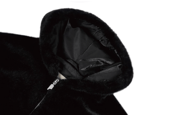 Labt Faux Fur Hood Jacket | Face 3 Face