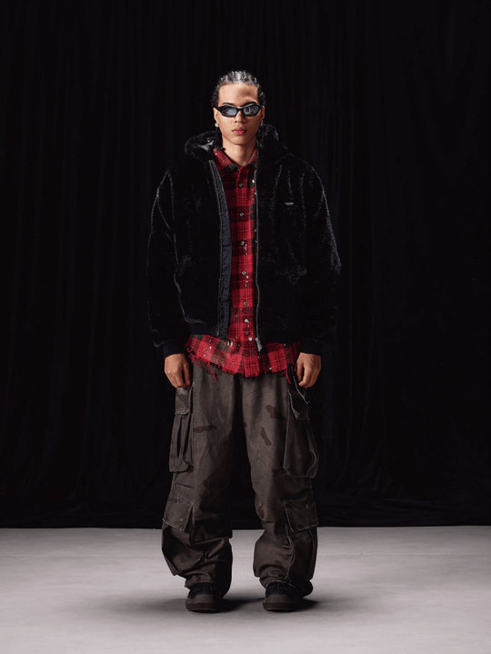 Labt Faux Fur Hood Jacket | Face 3 Face