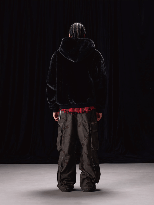 Labt Faux Fur Hood Jacket | Face 3 Face