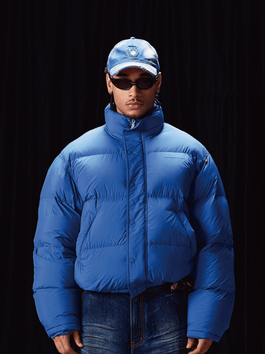 Labt 3D Logo Embossed Down Jacket | Face 3 Face