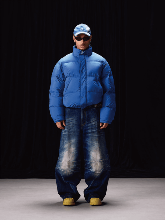 Labt 3D Logo Embossed Down Jacket | Face 3 Face