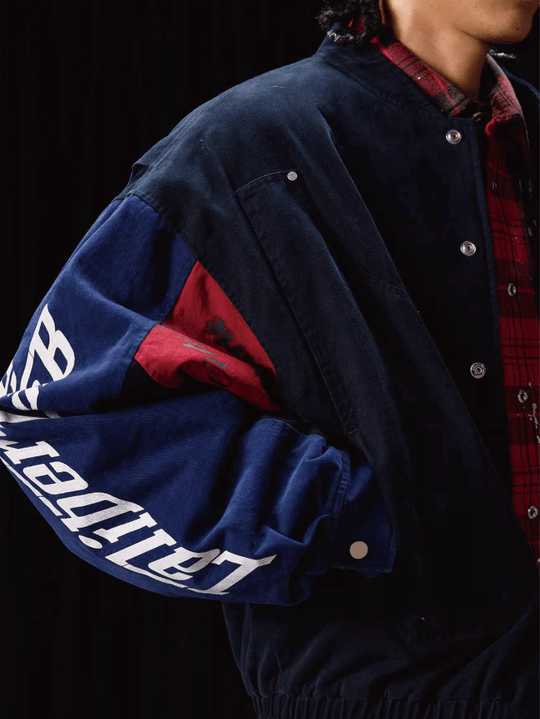 Labt Colorblock Patchwork Bomber Jacket | Face 3 Face