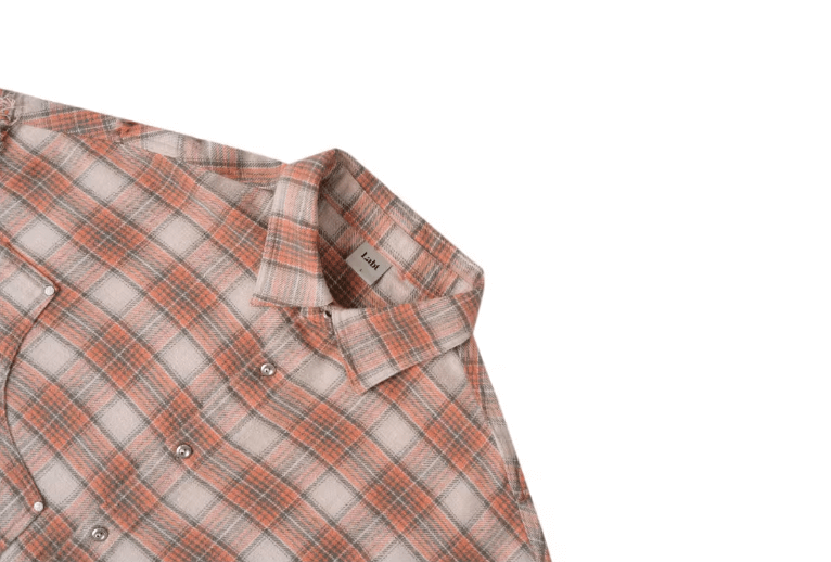 Labt Frayed Plaid Flannel Long Sleeve Shirt | Face 3 Face