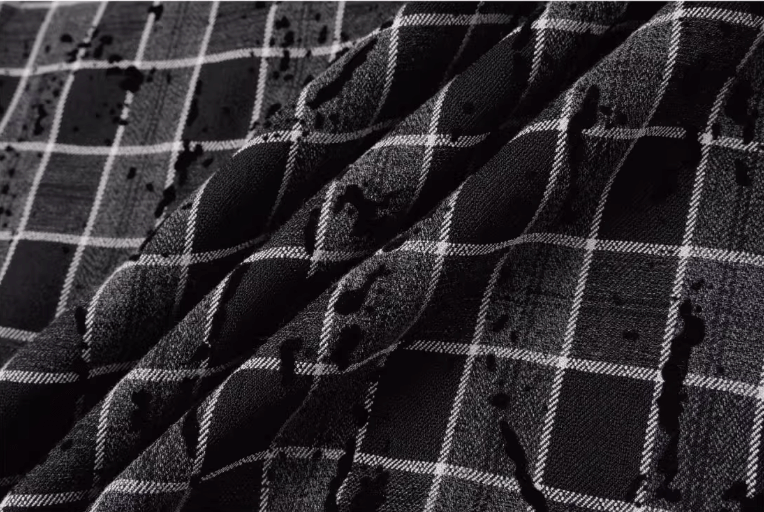 Labt Plaid Flannel Patch Embroidered Long Sleeve Shirt | Face 3 Face