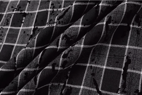 Labt Plaid Flannel Patch Embroidered Long Sleeve Shirt | Face 3 Face