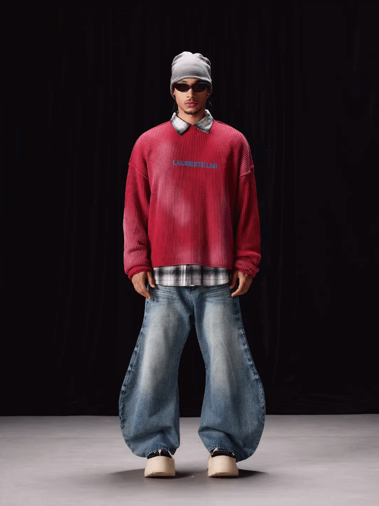 Labt Washed Vintage Knit Sweater | Face 3 Face