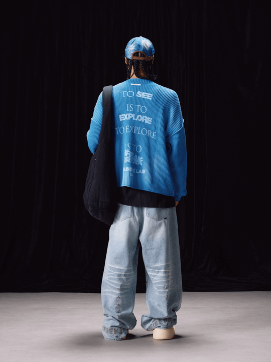 Labt Washed Vintage Knit Sweater | Face 3 Face