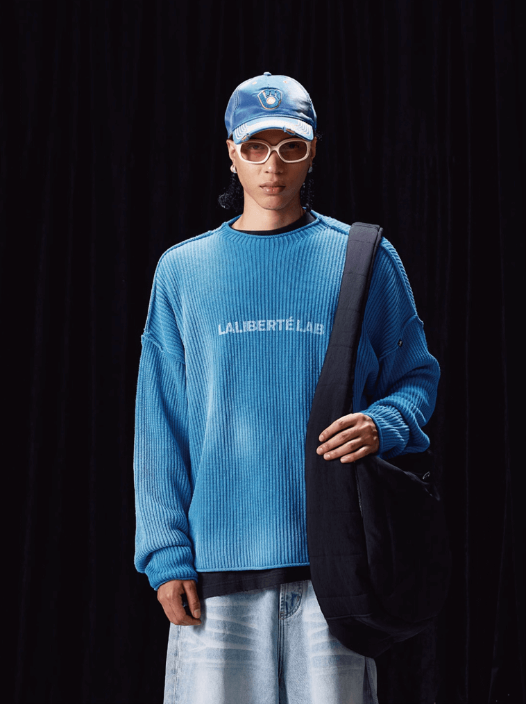 Labt Washed Vintage Knit Sweater | Face 3 Face