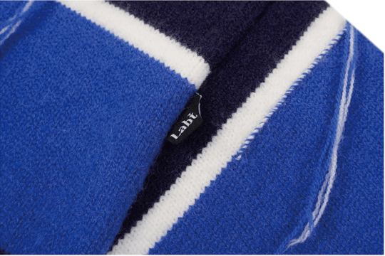 Labt Striped Distressed Knit Sweater | Face 3 Face