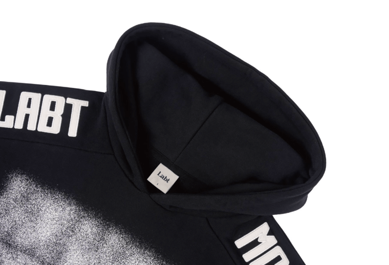 Labt Blur Structure Print Hoodie | Face 3 Face