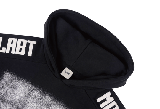 Labt Blur Structure Print Hoodie | Face 3 Face