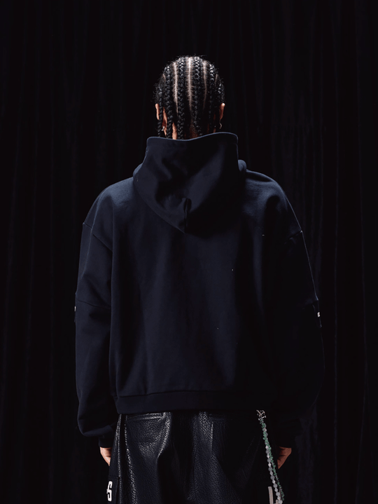 Labt Blur Structure Print Hoodie | Face 3 Face