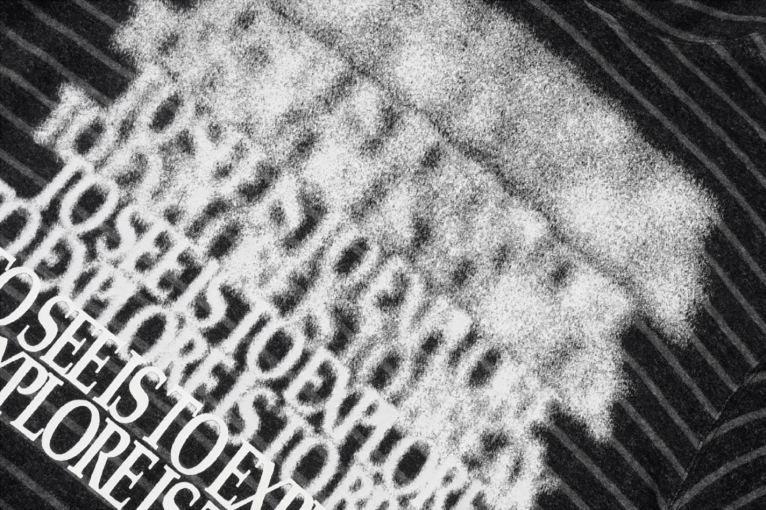 Labt Blur Print Striped Hoodie | Face 3 Face