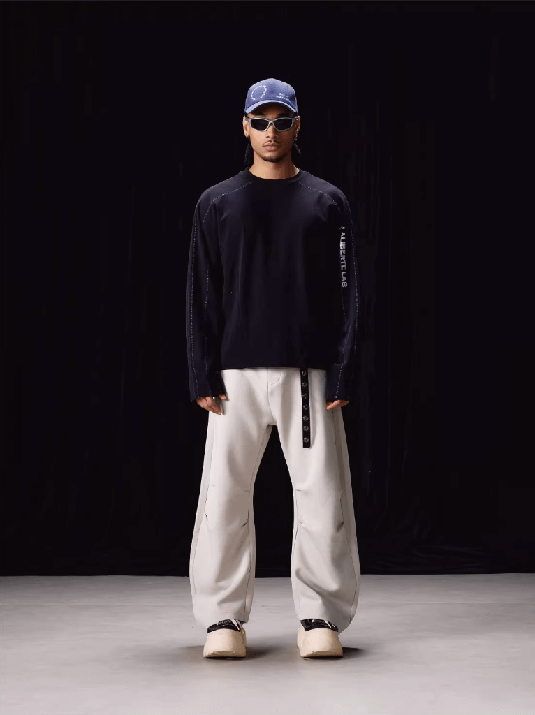 Labt Reflective Print Structure Long Sleeve Tee | Face 3 Face